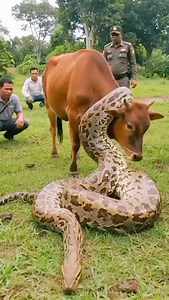 wildanimalshorts72 on Instagram: "Python crunch a head of cow 😭 _ _ _ _ _ _ _ _ #python #cow #pythonvscow #pythonhunt #wildanimals #wildamerica #wildlife_in_focus #wildlifeprotection #discover #discovery #discoverearth #nature #net #netgeowildlife #wildlife_aroundworld #krugernationalpark #kruger #maasai #net #netgeowildlife #nationalgeographic"