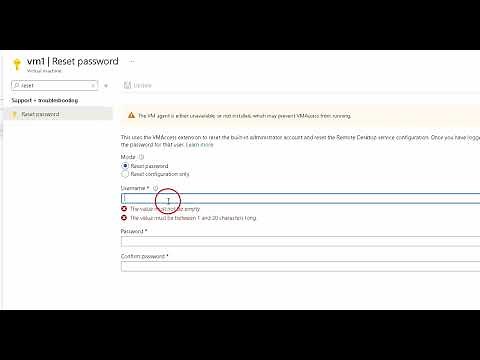 How To Reset Admin User Name Password For Windows Virtual Machine On Azure Cloud