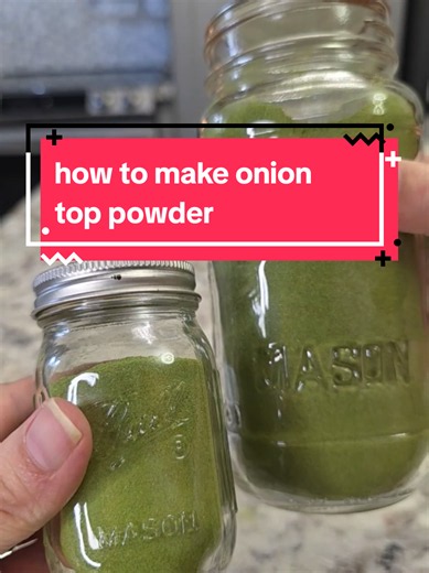 How to Make Onion Top Powder from Egyptian Walking Onions