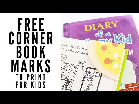 Free Printable Corner Bookmarks