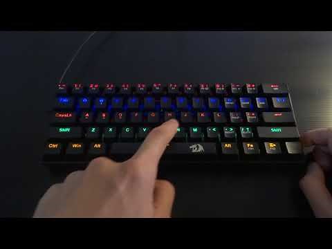Redragon Lakshmi K606 | Brilliant Lightshow 60% Keyboard Rainbow LEDs | Bang for your Buck!