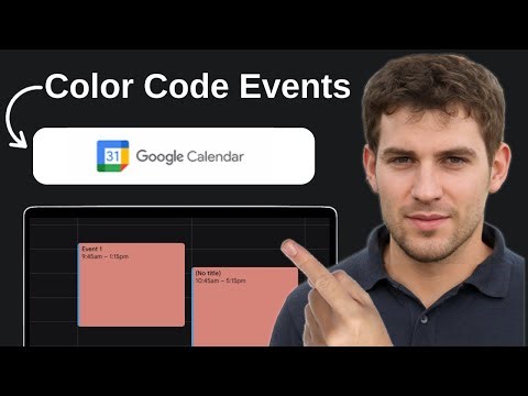 How to Color Code Events in Google Calendar