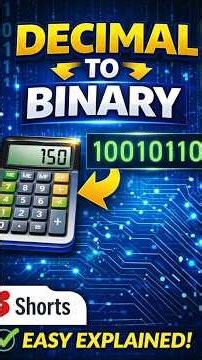 Decimal to Binary Conversion | Easy Method | Digital Electronics | Example 1