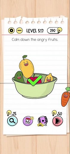 Brain Test Level 517 Solution & Walkthrough | Tricky Puzzles (Android & iOS Shorts)