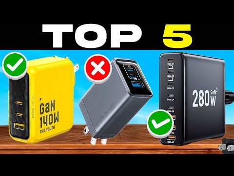 TOP 5 BEST GaN CHARGERS 2025 | USB C Charger AMAZON Deals