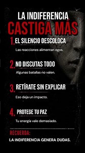 LA INDIFERENCIA GENERA DUDAS 💀 📖 #mentalidad #reflexion #mindsetdeoro #menteinconsciente