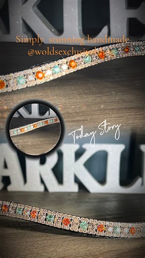 So a returning client wanted to create a new Browband . The memo was to match a number of her saddle pads in her collection . There is the creation . Stunning is one word I would use . What do you all think . Can’t wait too see it on . @top fans Wolds Exclusive Bling Friends who like Wolds Exclusive BlingSara Cruz #woldsexclusivebling #EquestrianLife #horsesofinstagram #equestrian #equestrianlifestyle #lemieux #matchy #browband #browbands #horses | Wolds Exclusive Bling