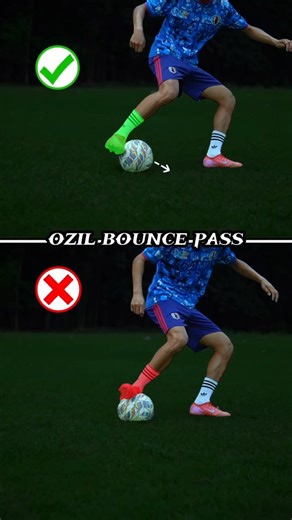 OZIL BOUNCE PASS Tutorial ⚽️ #shorts #power #youtubeshorts #football #soccer