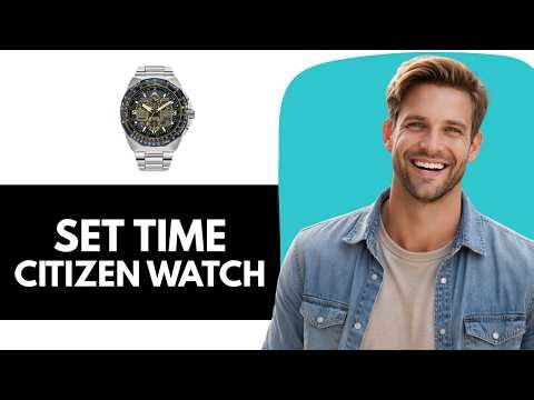 How to Set the Time on Your Citizen Blue Angels Skyhawk AT JY8128-56L Watch