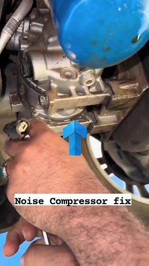 Fixing noise from Compressor. #automative #CarAccessories | Mechanic Topics