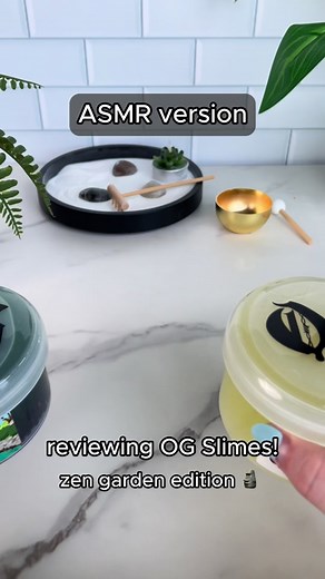 i’m feeling very *zen* after this @og slimes ☻ zen garden review 🪨 | part 1 ASMR version 🎙️ #slime #asmr #slimeasmrvideo #ogslimes #zen