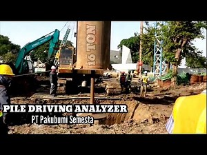 PDA Test ( Pile Driving Analyzer ) Proyek Revitalisasi Taman Ismail Marzuki