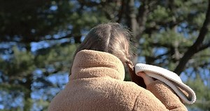 Beautiful Woman Forest Against Background Trees Stock Footage Video (100% Royalty-free) 3699037817 | Shutterstock