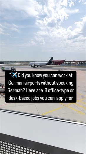 💼 8 Job Areas at Airports for English Speakers: 1️⃣ Currency Exchange Officer: Assist travelers with currency conversions, primarily in English. 2️⃣ Ticketing and Reservations Staff: Help international passengers book and manage flights. 3️⃣ Lounge Attendant: Serve VIP passengers in premium lounges—English is the key here. 4️⃣ Administrative Roles: Work with airlines or airport authorities in back-office operations. 5️⃣ Security Screening Support: Verify documents and assist travelers—no German