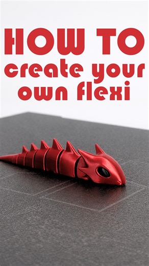 PIODEER on Instagram: "Get the Flexi Cutter STL - follow + comment “STL” Create your own flexi toy (no CAD skills required) Just an image, a few clicks and Bambu Studio. Turn a simple picture into a fully flexible 3D model using MakerWorld and MakerLab’s Image to 3D. Add flexi joints, customize the colors, slice, and print.🐉 #3dprinting #flexitoy"