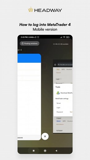 How to Log into MetaTrader 4 (MT4) on Mobile | Headway