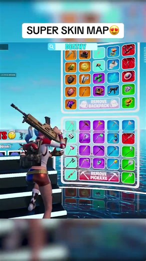 This map is so fun 🤣 | New Skin Map & It's crazy 🤯✅ #fortnite #bestmap #1v1map