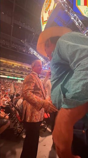 Bruce Buffer and Don Frye at UFC