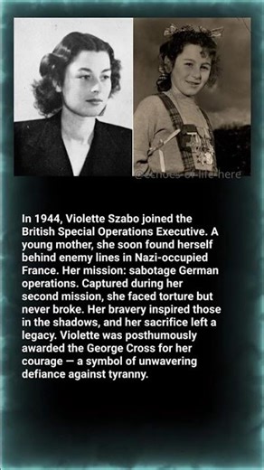 Violette Szabo — Courage Behind Enemy Lines
