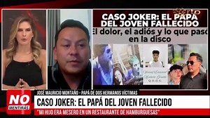 89K views · 333 reactions | CASO JOKER: EL PAPÁ DEL JOVEN FALLECIDO UNA HISTORIA EN LA QUE TODOS ERAN MESEROS "HACE 15 AÑOS FUI MESERO EN DUMBO" "MI HIJO ERA MESERO EN UN RESTAURANTE DE HAMBURGUESAS" José Mauricio Montaño, Papá de la víctima Vía: No Mentiras | Taxi Noticias JD | Facebook