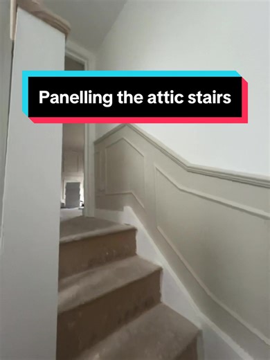 Attic Stair Panelling Mastery: DIY Challenge Achieved!