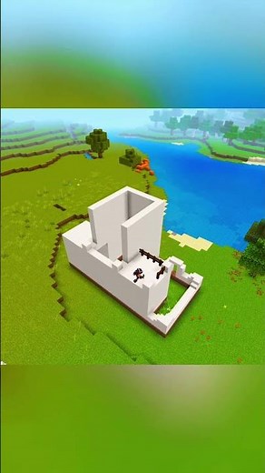 easy spanish house tutorial 🏠🏖 #shorts #minecraft #tutorial #easyhouse