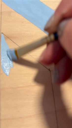 Many have asked if I use tape to create the color blocks. I use a grid and paint these lines. Time and patience!! | The Rustic Quilt