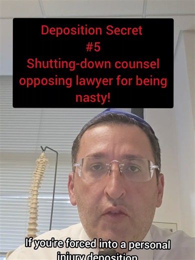 Defense attorneys often try to use aggressive, loud, or intimidating tactics at a deposition to shake your confidence, but you don't have to take it! 1. Both NY and NJ courts hold strict standards regarding attorney conduct: a. ​Speak up for the record: If opposing counsel starts yelling, acting hostile, or being uncivil, state clearly on the record that you are uncomfortable so the court reporter logs their behavior verbatim. b. ​Know the civility rules: Abusive or harassing conduct isn't just 