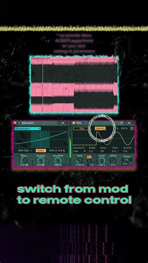 Breathing Fuzz in 30s (Saturator + LFO)