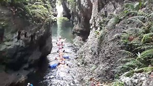 The Human float train by Kaddlagan Outdooradventure Canyoning.Another first and unique Canyoning activities by Kaddlagan. June 30, 2019. All of our 13 participants had an Extraordinary Fun and all Safe. They did Rappelling, jumping , swimming, team building, float circle, train float and mesmerizing hiking at Anahaw forest. Mabalos o Salamat po to all our guests and staff. Its a new discovery, it' s a canyon, it' s has a cave and waterfalls. It is a natural beauty, mysterious for it is hiding fo