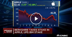 Buffett Takes $1 Billion Stake in Apple