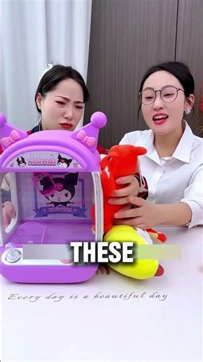Mini Claw Machine Toy Challenge Winning the Cute Doll 🕹️🧸🎯🎮
