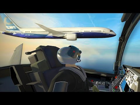 Intercepting a possible TERRORIST THREAT in the skies in VTOL VR!