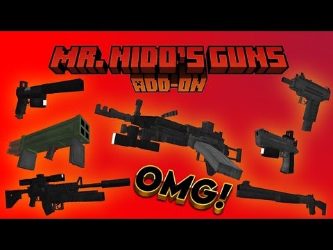 Minecraft guns add on download