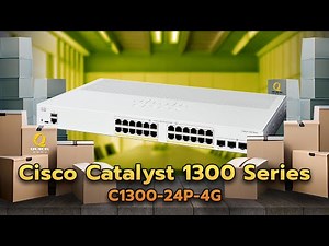 Unpack - Cisco Catalyst 1300 24-port GE, PoE, 4x1G SFP (C1300-24P-4G)