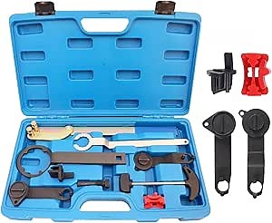 9PCS Engine Camshaft Timing Tool Replacement Camshaft & Crankshaft Timing Tool Set for VAG EA211 1L 1.2L 1.4L 1.6L FSI TSI TFSI Petrol Engine Compatible with VW Audi A3 /Golf 7/Jetta/Skoda/Seat Leon