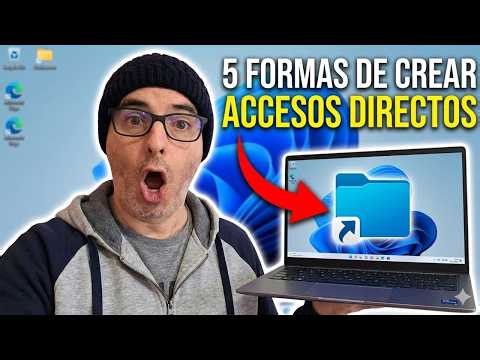 ¡TRUCO OCULTO! 🚀 5 Formas de Crear ACCESOS DIRECTOS en Windows 11 (Rápido y Fácil)