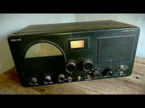 Garimpo: Rádio Hallicrafters Model S-40B (1950) Raríssimo.