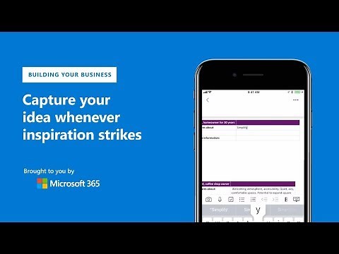 Mobile note taking makes it easy to brainstorm on the go with Microsoft OneNote
