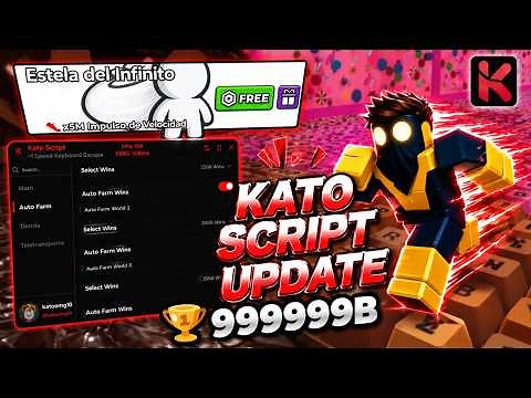 +1 Speed Keyboard Escape Kato Script UPDATE | Auto Farm W1,W2,W3 | Auto Farm Admin Abuse ✅