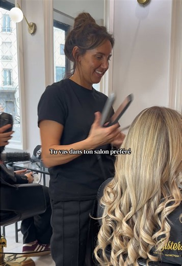 Ce salon c’est 🎀 SISTERS 🎀 à Asnières sur Seine ✨🫶🫅🏻 #sisters #salon #sistergoals #coiffure #hair