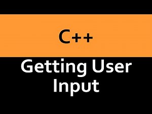 First C++ Simple Program adding CIN to get User Input
