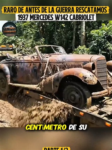 ✅🔧Raro antes de la guerra Rescatamos 1937 Mercedes W142 Cabriolet Extrañamente Satisfactorio | ASMR puro✔️ #tranformacion #asmr #restauracion #abandono #coches