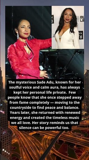 🎤🌹 SADE’S HIDDEN SECRET — THE MYSTERY BEHIND THE QUEEN OF SOULFUL SILENCE! 💫👑