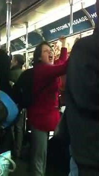 Subway fight in NYC