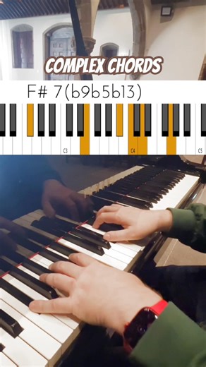 Complex Chords 🔥🎹🔥#musiciaparadise