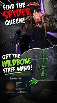 How to Find the Spider Queen & The New Wildbone Staff Wand in Wizard Alchemy Roblox!
