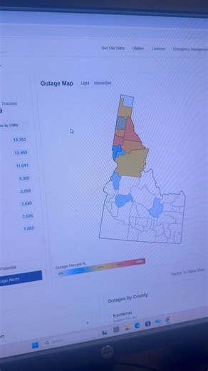 Widespread power outages are being seen across the Pacific Northwest. As of 8:30 Wednesday morning, over 62,000 customers in Idaho are without power. | CBS 2 Boise