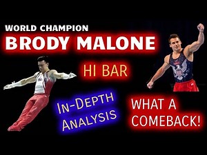 BRODY MALONE deep ANALYSIS of his high bar skills and routine by Olympian. INCREDIBLE COMEBACK!!!