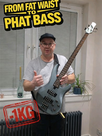 Back to reality. Combining both these is the only way I can do both. 42 hour day required for everything I want to do in life! #walkingbasslines #basspractice #excercises #walkingpad #weightlosstransformation